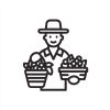 Farmers market icon